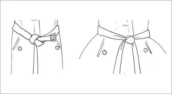 风衣蝴蝶结打法（风衣蝴蝶结的系法图解）(9)