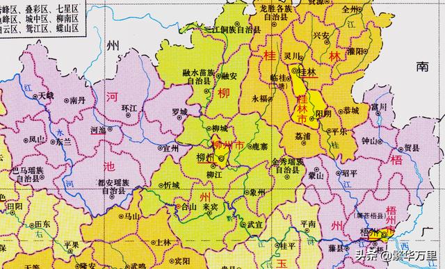 柳州市属于哪个省（广西的区划调整14个地级市之一）(5)