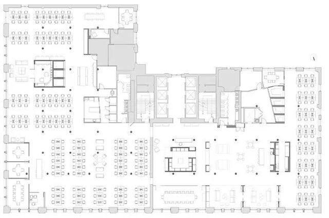 办公空间平面图（十个颇具创意的办公室平面图）(11)