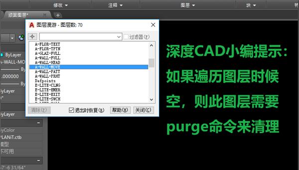 cad清理图层（CAD的顽固图层怎么也删不掉）(5)