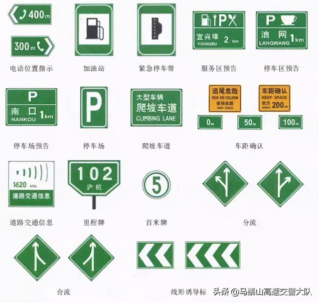 警示标志图片大全（交通安全标示大全及图解）(10)