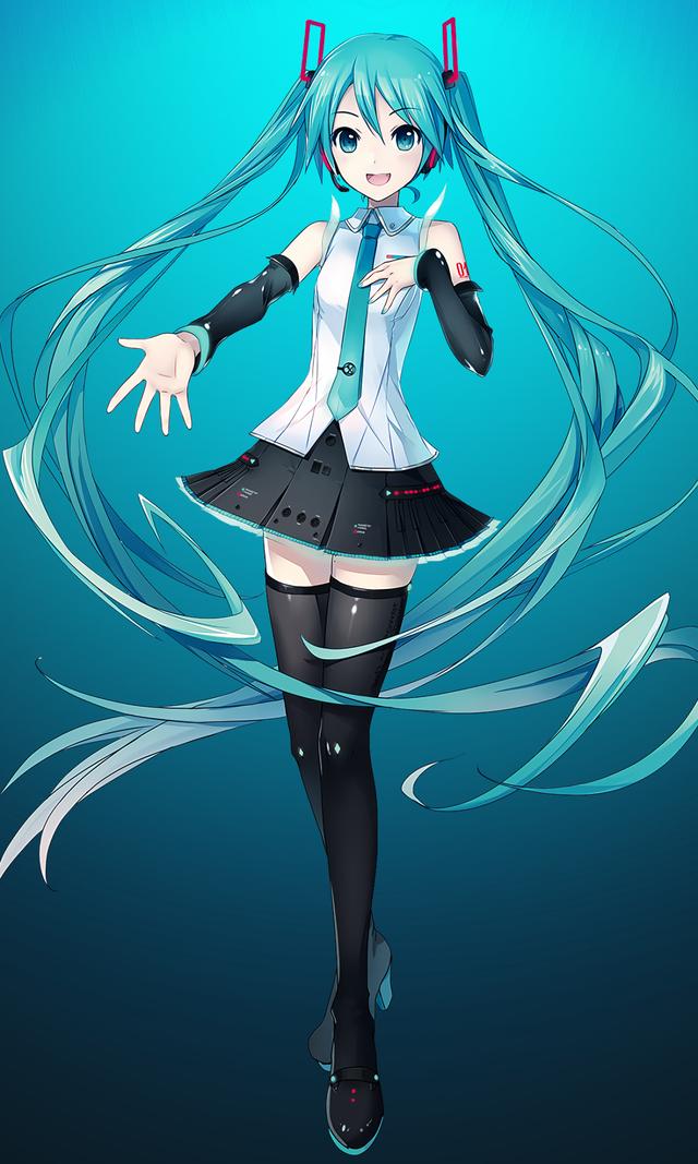 手机壁纸初音未来