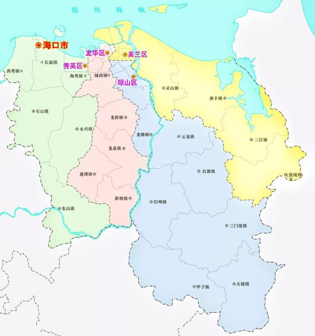 海南行政区划图（海南省19个市县共有多少个乡镇）(1)