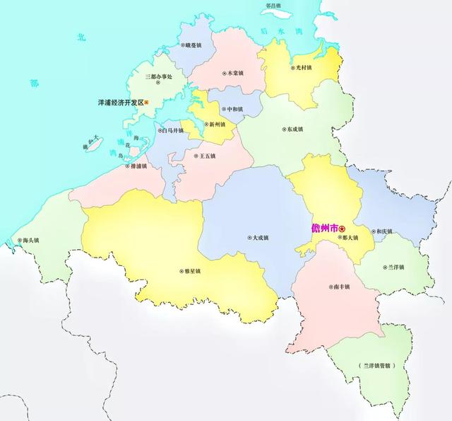 海南行政区划图（海南省19个市县共有多少个乡镇）(4)