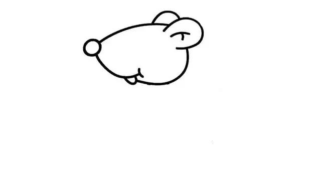 简笔画小老鼠简笔画怎么画(1)