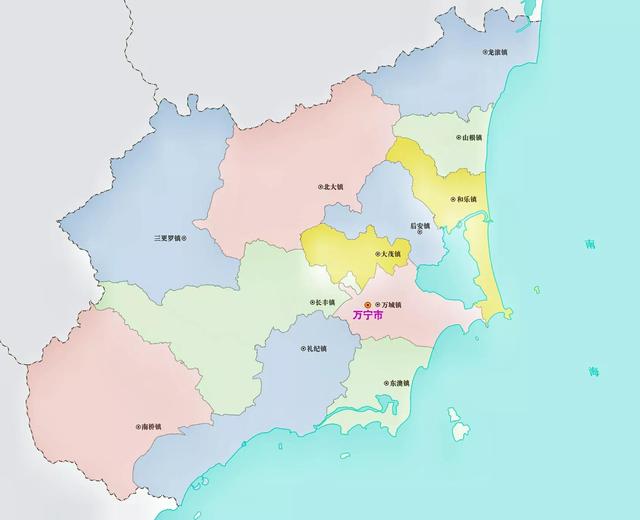 海南行政区划图（海南省19个市县共有多少个乡镇）(7)