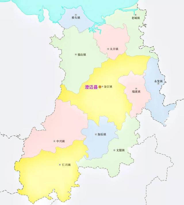 海南行政区划图（海南省19个市县共有多少个乡镇）(10)