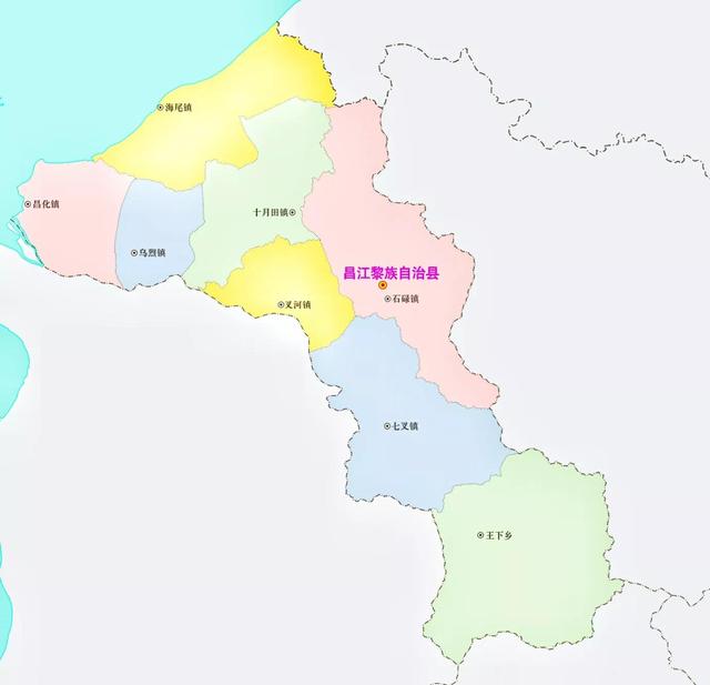 海南行政区划图（海南省19个市县共有多少个乡镇）(15)