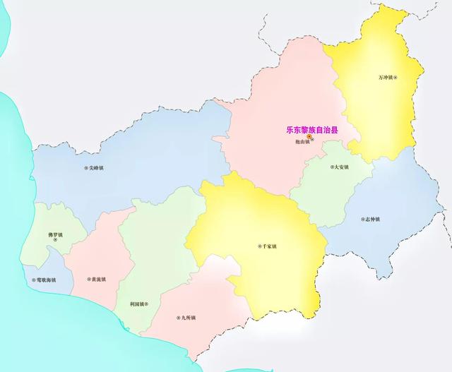 海南行政区划图（海南省19个市县共有多少个乡镇）(16)