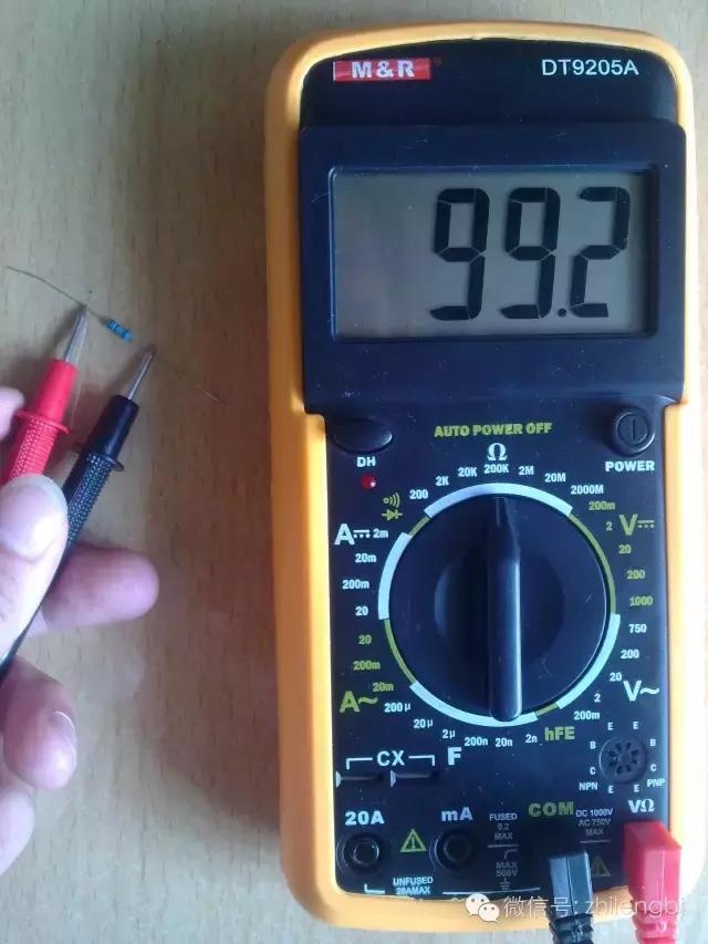 万用表如何测电阻（数字万用表的使用之电阻的测量）