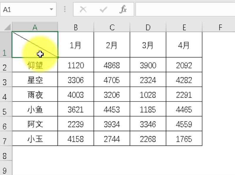 excel怎么插入斜线加入文字（excel表格一分为二斜线）(14)