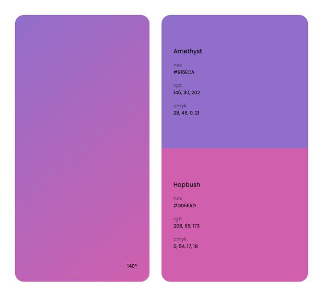紫色和什么颜色搭配好看（紫色系色彩搭配方案）(9)