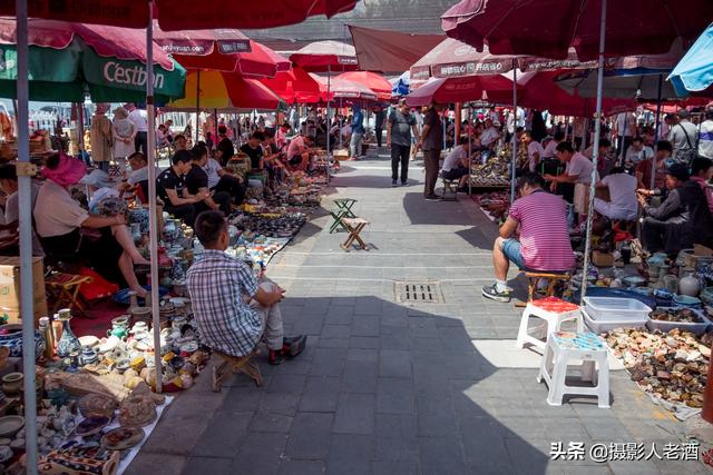 潘家园古玩市场（北京潘家园实拍中国最大的古玩市场）(3)