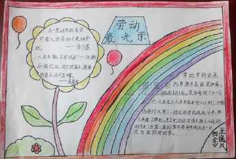 劳务清单手抄报小学一年级（货物清单手抄报）(3)