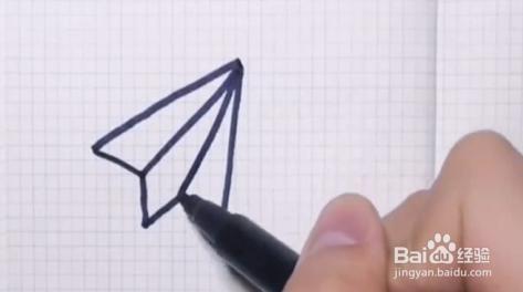 纸杯飞机简笔画（飞机简单简笔画）(4)