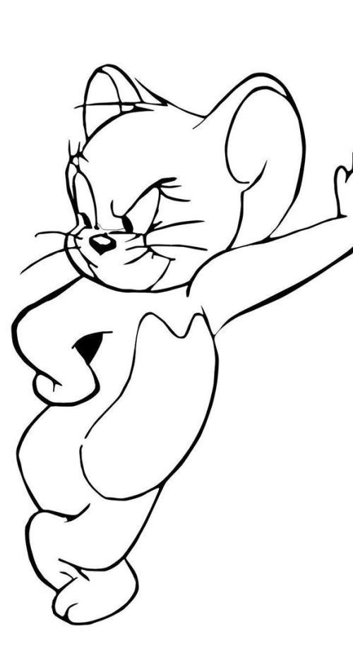 简笔画猫和老鼠角色（猫和老鼠有多少角色）(2)