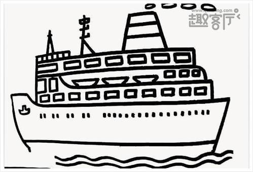 小船的画法简笔画（小木船简笔画）(1)