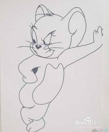 简笔画猫和老鼠角色（猫和老鼠有多少角色）(9)