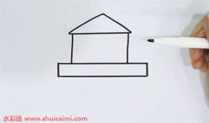 简笔画积木房子图片（积木做的房子简笔画）(9)