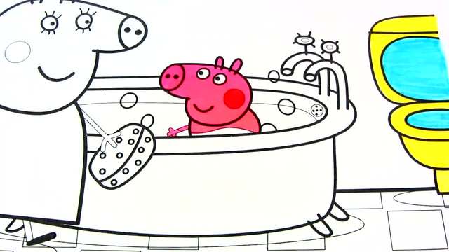 给小猪洗澡简笔画（小猪睡觉简笔画卡通）(5)