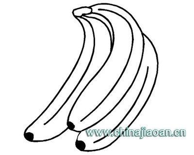 一个香蕉的简笔画（一笔画香蕉简笔画）(10)