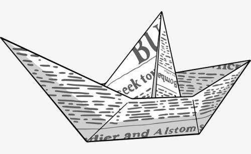 皱的报纸简笔画（美丽的方框简笔画）(6)