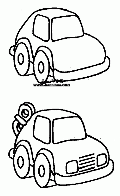100个汽车简笔画图（汽车简笔画图片真正的）(7)