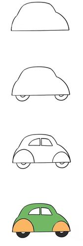 100个汽车简笔画图（汽车简笔画图片真正的）(10)