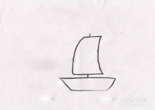 画轮船简笔画海鸥（小学生画海鸥简笔画）(1)