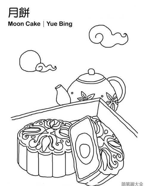 自制月饼图片简笔画（月饼的制作过程画成漫画）(7)