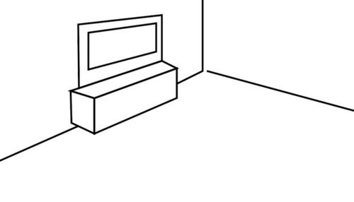 客厅的家具简笔画图片大全（房子里面家具简笔画图片大全）(3)