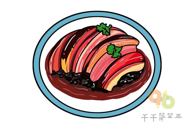 宜昌有哪些特色美食的简笔画（武汉特色美食简笔画）(2)