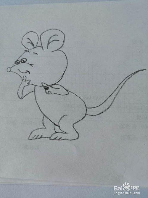 老鼠记者简笔画（老鼠绘画大全）(3)