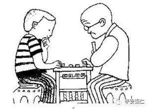 校园象棋简笔画（中国象棋怎么画简笔画）(1)