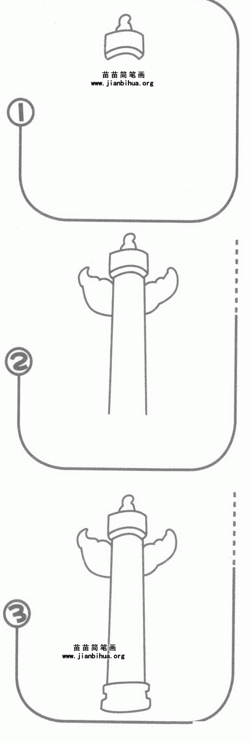 北京天安门石柱图片简笔画（北京天安门广场柱子简笔画）(6)