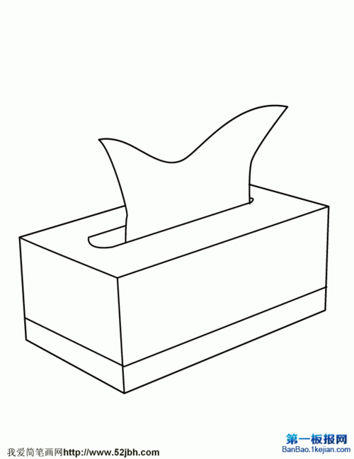 纸盒子简笔画（小纸盒简笔画）(4)