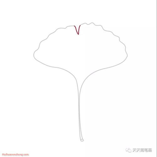 简笔画秋天银杏树（银杏树简笔画带颜色画法）(3)