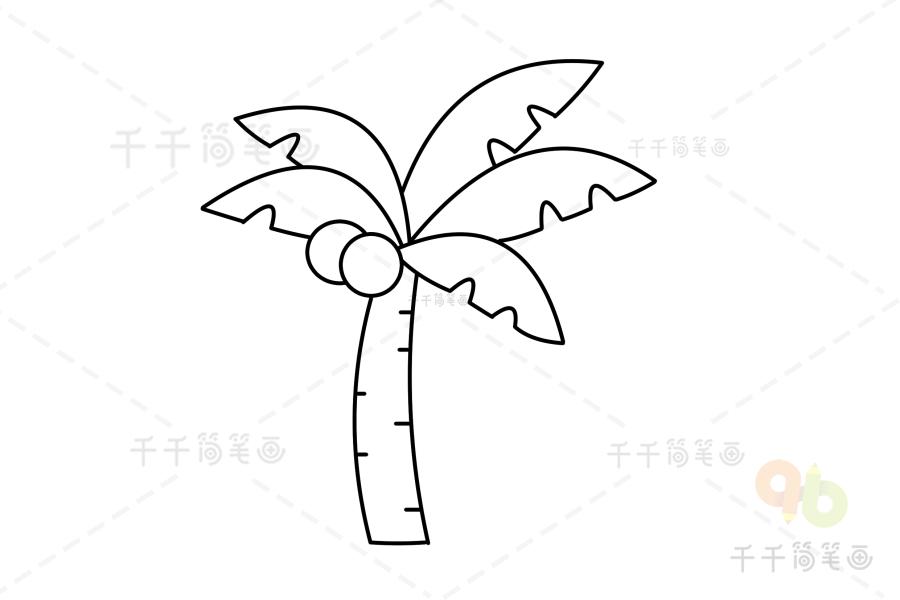 简笔画植物小树简单又好看（简笔画植物花草简单）(2)