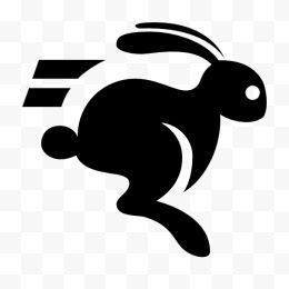 奔跑的兔子的简笔画（跳起来的兔子可爱简笔画）(5)