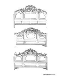 魏晋南北朝床榻简笔画（明清时期简笔画）(3)