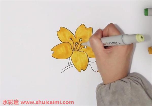 如何画带花朵的简笔画（如何画带花朵的简笔画）(4)