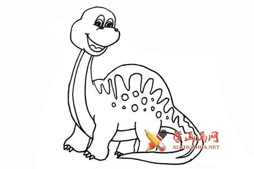 恐龙图片简笔画图片大全（恐龙的简笔画图片彩色）(1)