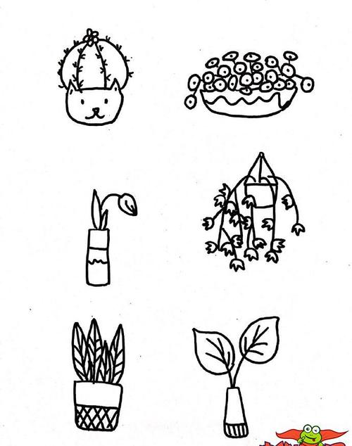 制作植物简笔画（简笔画植物可爱小图案）(4)