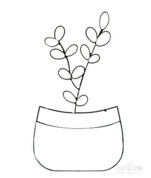 制作植物简笔画（简笔画植物可爱小图案）(8)