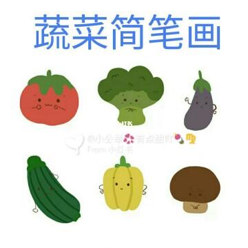 各种蔬菜变成人简笔画（蔬菜卡通人物简笔画）(6)