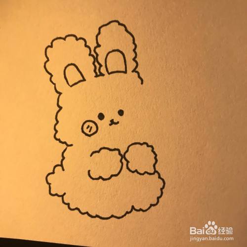 可爱的兔子卡通图片简笔画（兔子简笔画卡通又可爱）(8)