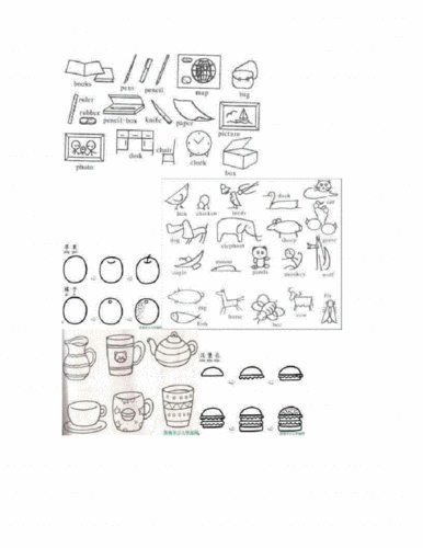 三年级英语书佐姆的简笔画（三年级下册英语zoom简笔画）(5)