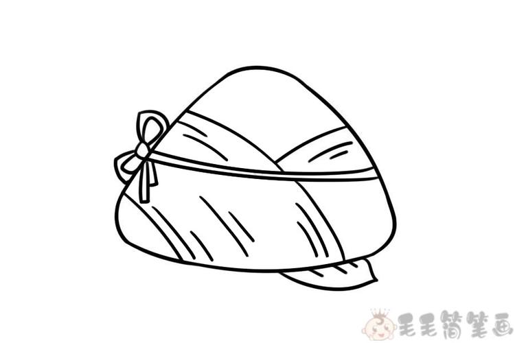 粽子的图片简笔画（粽子简笔画颜色可爱）(1)