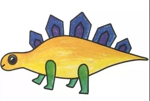 动物简笔画恐龙（一步一步教画甲龙）(2)