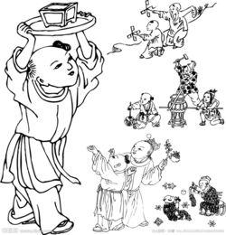 探索古典文化简笔画（中国传统文化图片简笔画）(4)